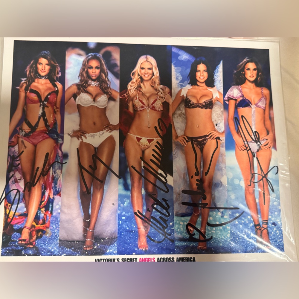 Victoria's Secret Signed Photo